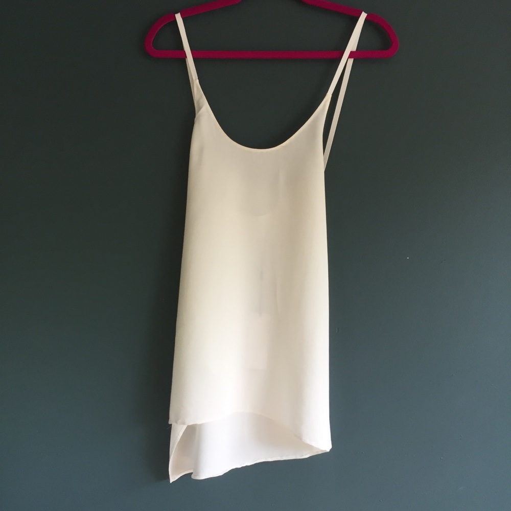 NWT Helmut Lang Tie-back faille top - Picture 4 of 7